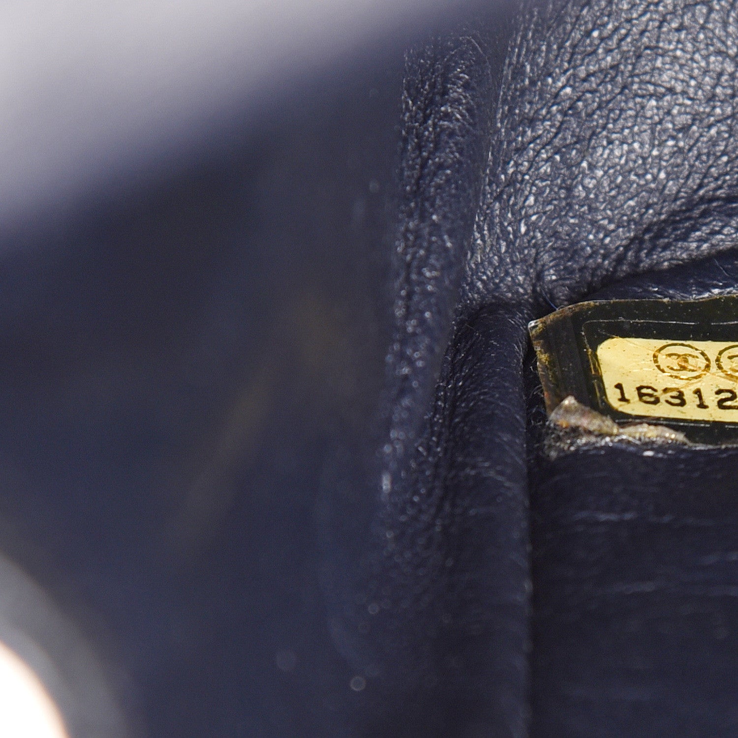 Chanel Aged Calfskin Quilted 2.55 Reissue 225 Flap Navy Blue 6 of 13