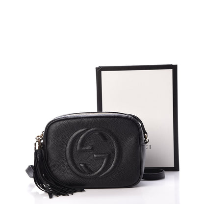 Gucci Pebbled Calfskin Small Soho Disco Bag Black 8 of 8