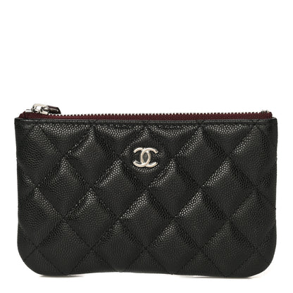 Chanel Caviar Quilted Small Cosmetic Case Black 1 of 10