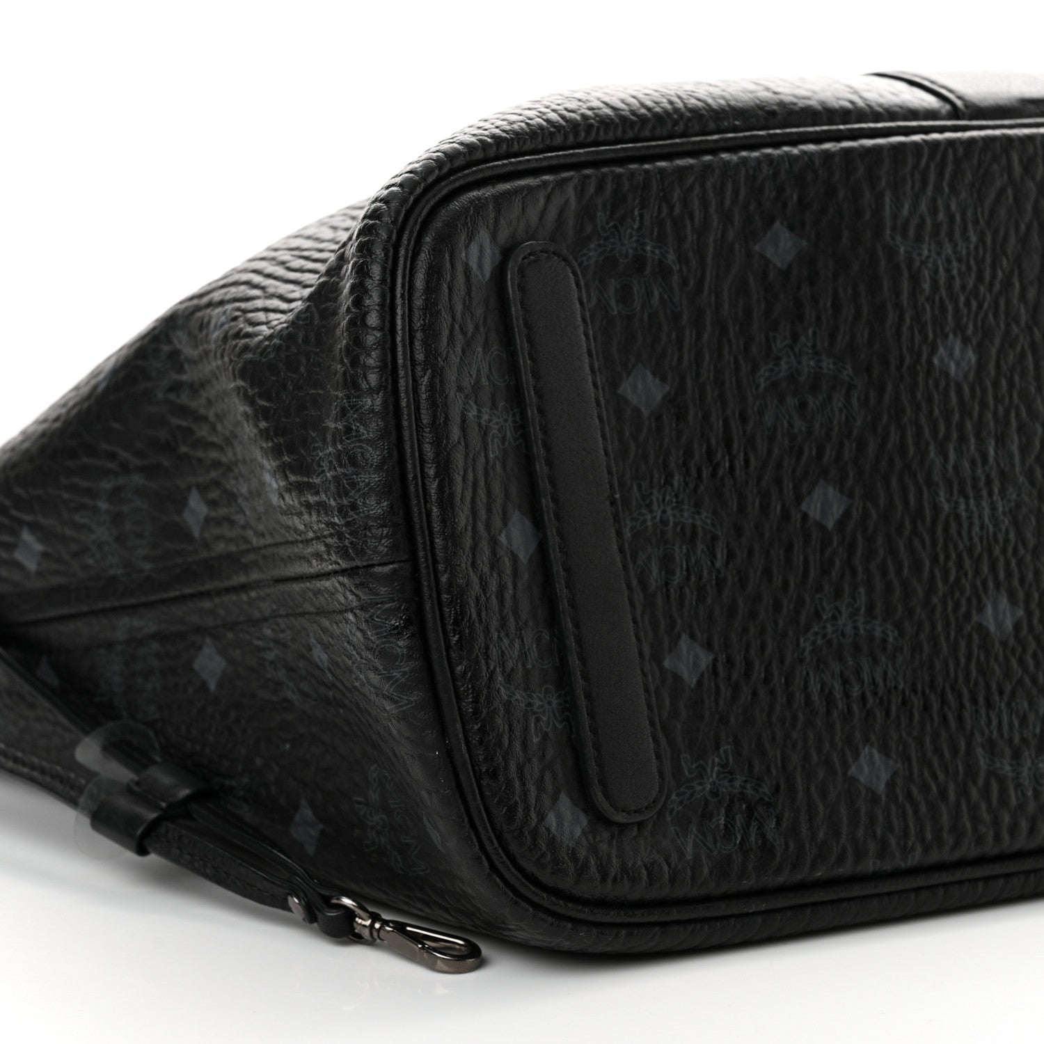 MCM Visetos Medium Liz Reversible Shopper Tote Black 15 of 29