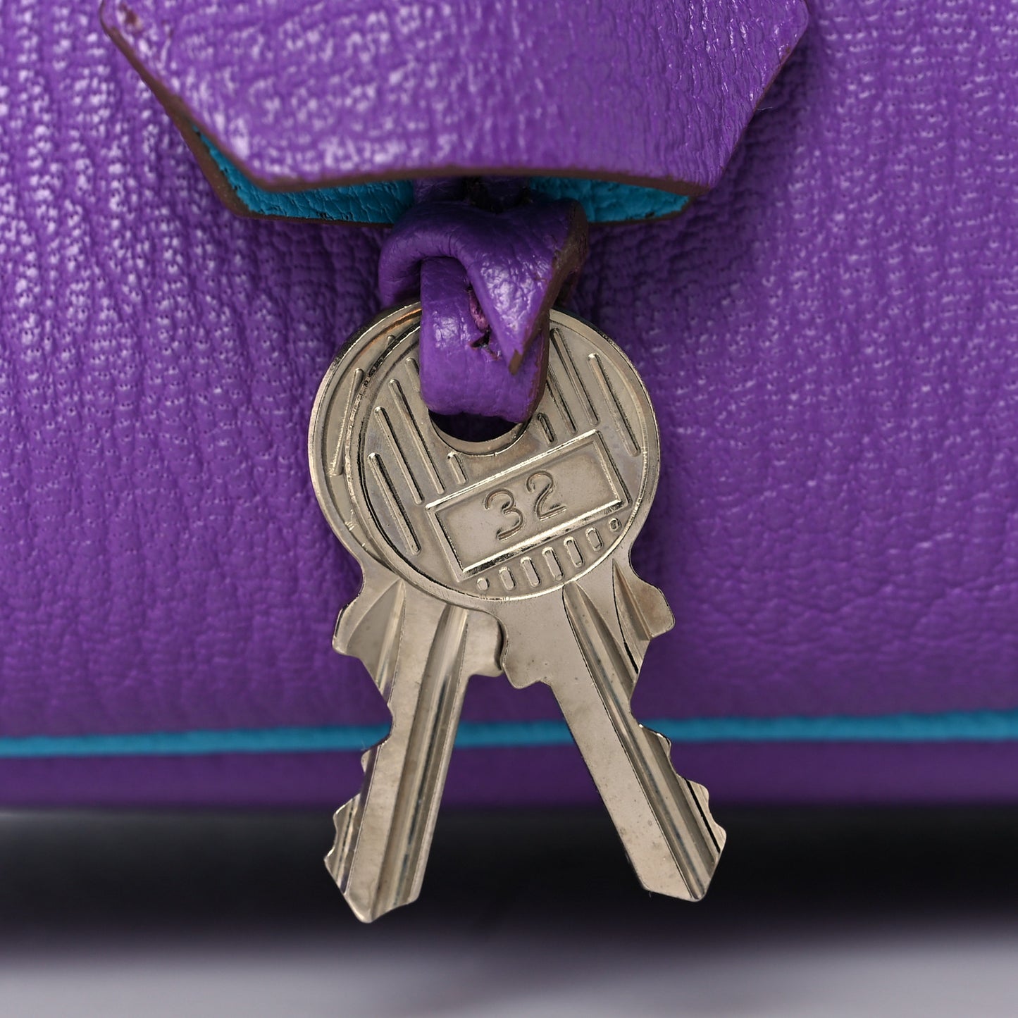 Chevre Horseshoe Birkin 30 Parme Bleu Aztec