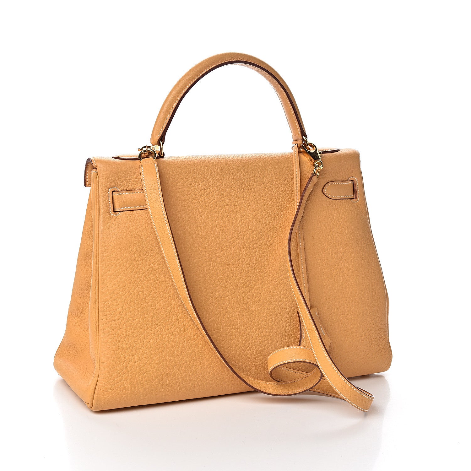 Hermes Taurillon Clemence Kelly Retourne 32 Sable 2 of 34