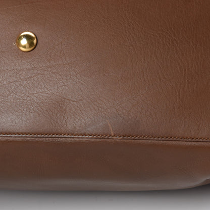Saint Laurent Calfskin Medium Classic Y Cabas Brown 12 of 17
