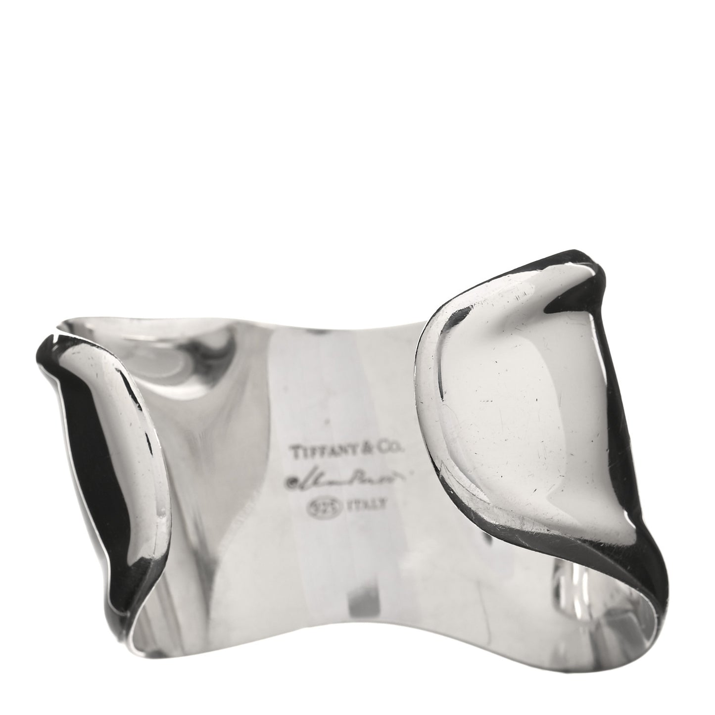 Sterling Silver Small Elsa Peretti Right Wrist Bone Cuff Bracelet