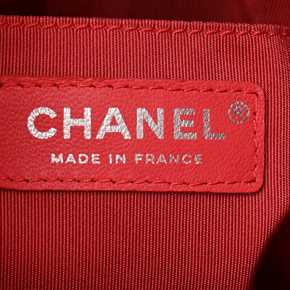 Chanel Lambskin Quilted Small CC Chain Drawstring Bucket Bag Pink 6 of 12