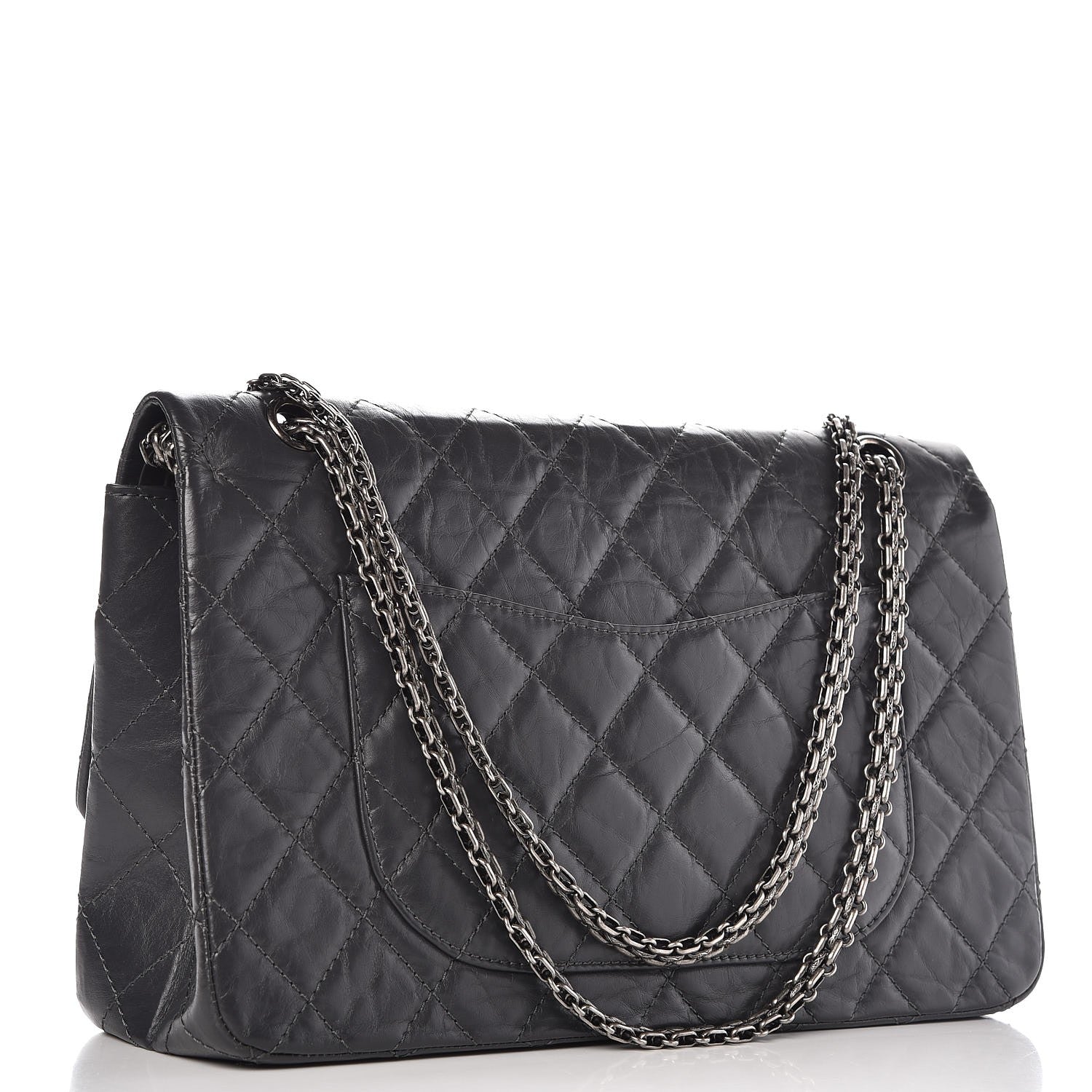 Chanel Aged Calfskin Quilted 2.55 Reissue 227 Flap Grey 4 of 8