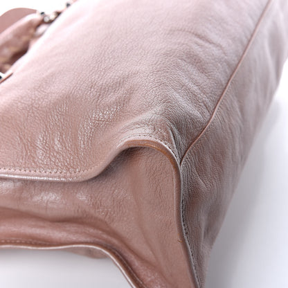 Balenciaga Pearlescent Goatskin Classic Palladium Hardware City Rose Rose Light 14 of 14