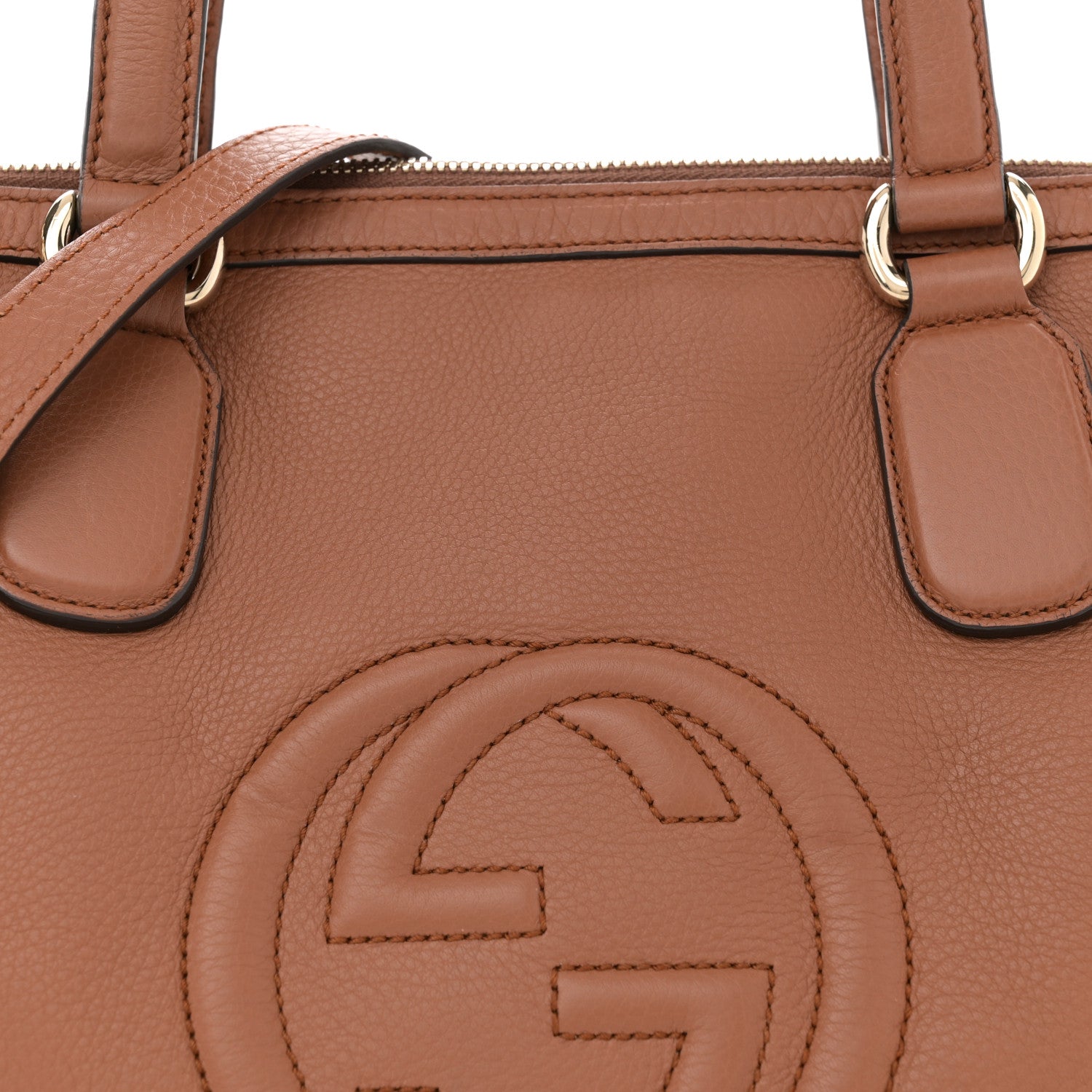 Gucci Cellarius Calfskin Small Soho Top Handle Satchel Dusty Blush 8 of 11