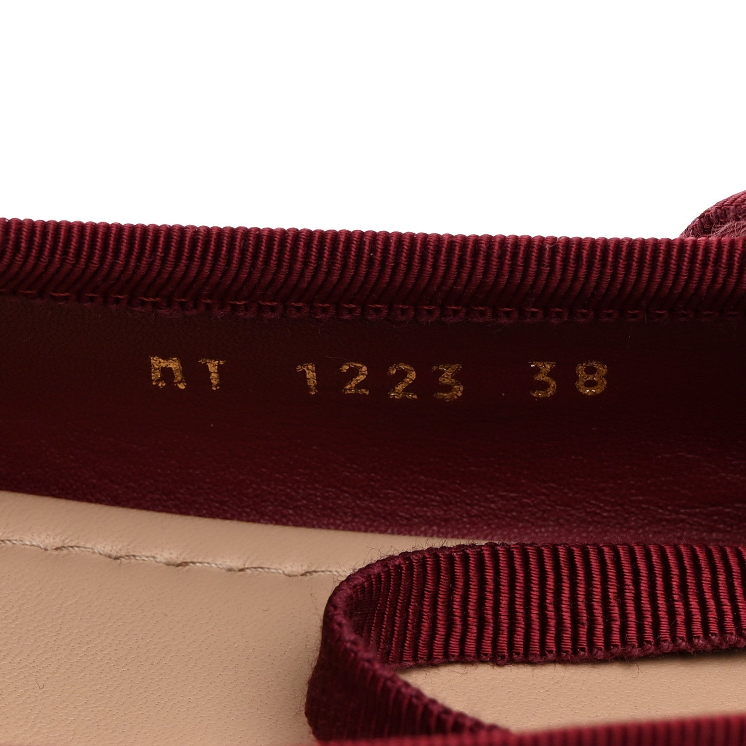 Christian Dior Satin Grosgrain D-Joy Ballet Flats 38 Scarlet 7 of 9
