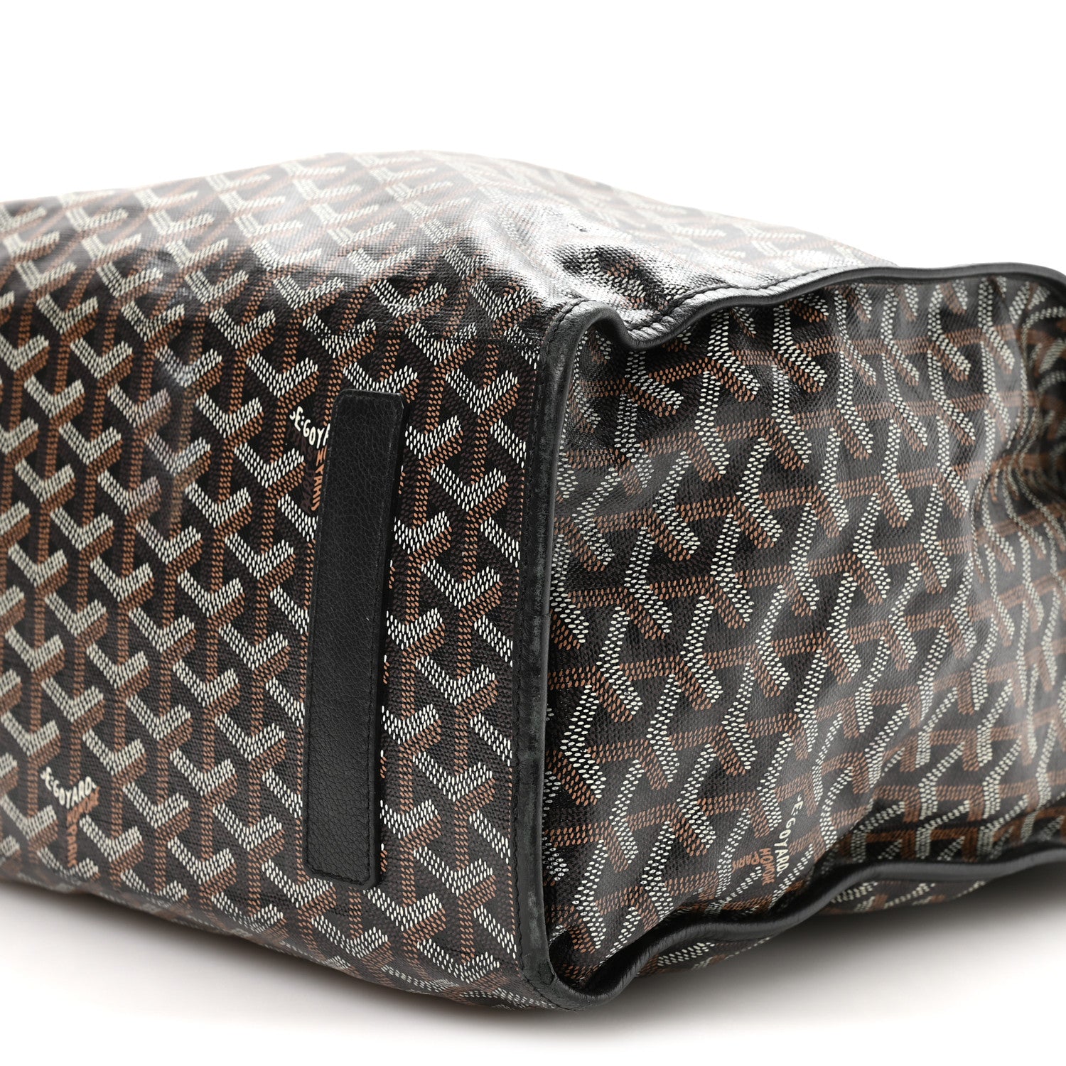 Goyard Goyardine Saint Leger Soft Briefcase Backpack Black 8 of 9