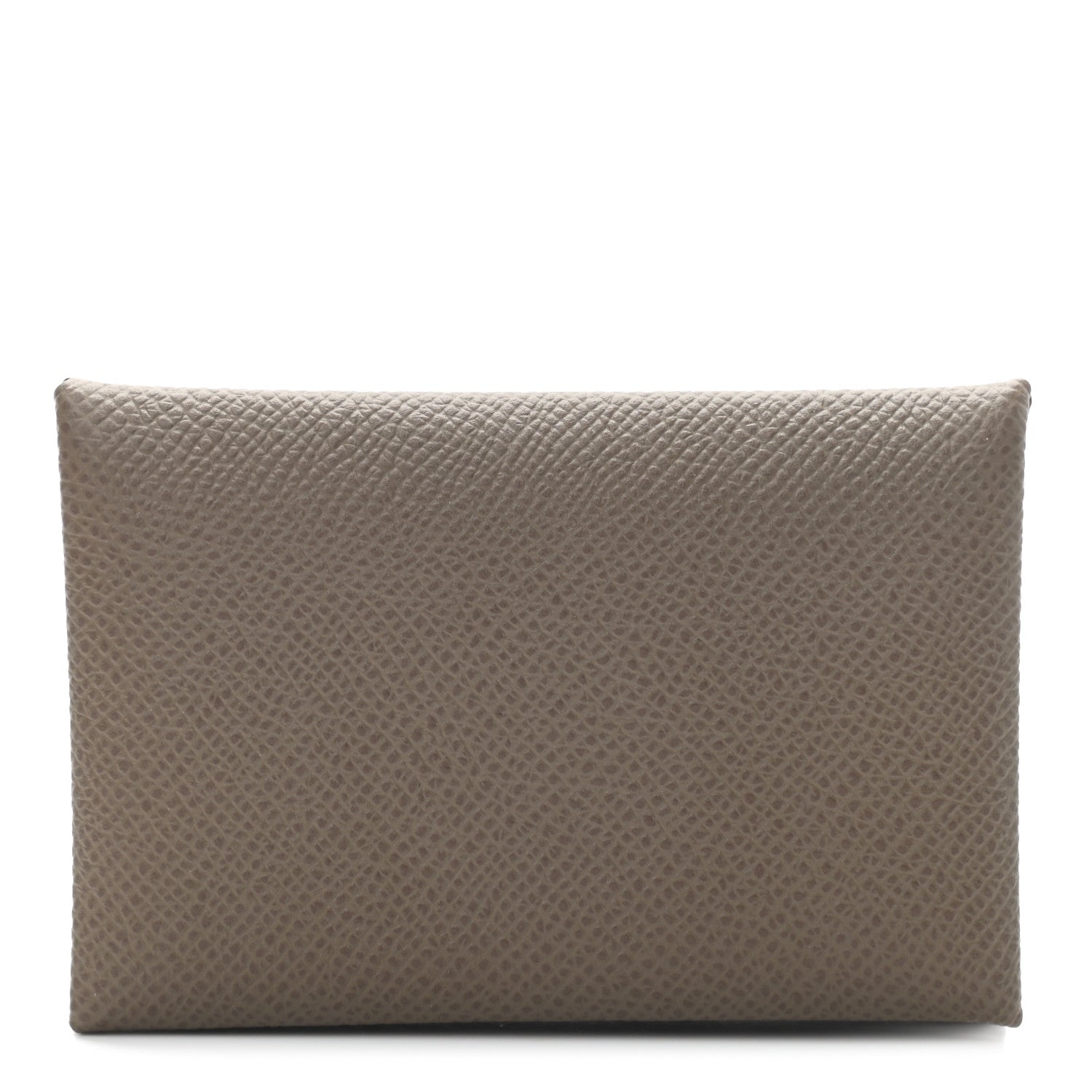 Hermes Epsom Calvi Card Case Etoupe 1 of 6