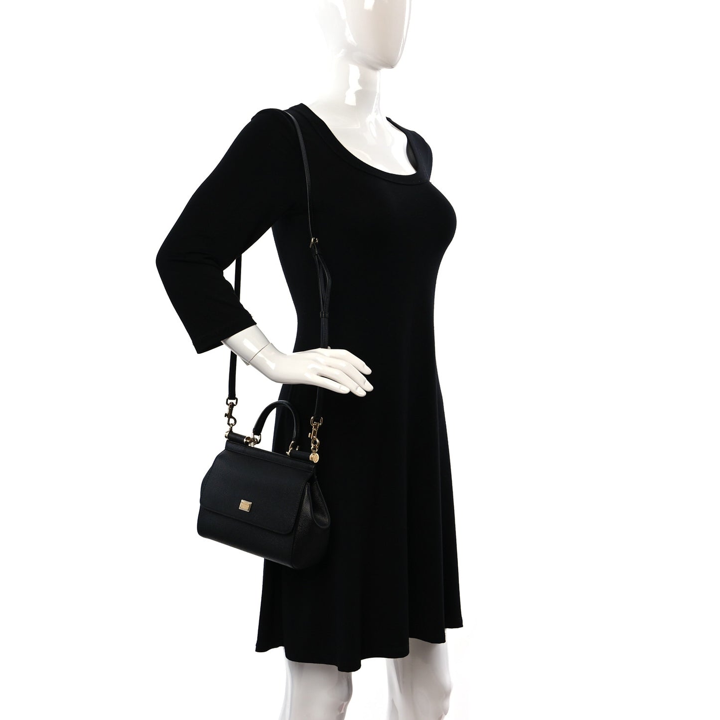 Dauphine Small Miss Sicily Satchel Black