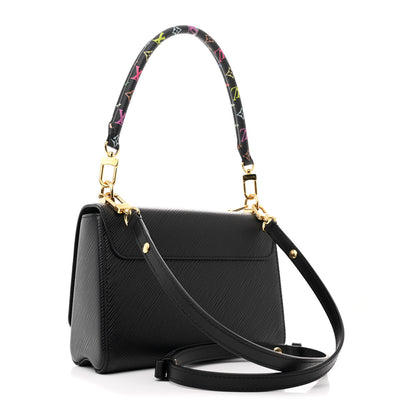 Louis Vuitton LV X TM Epi Twist MM Slim Shoulder Bag Black 3 of 9