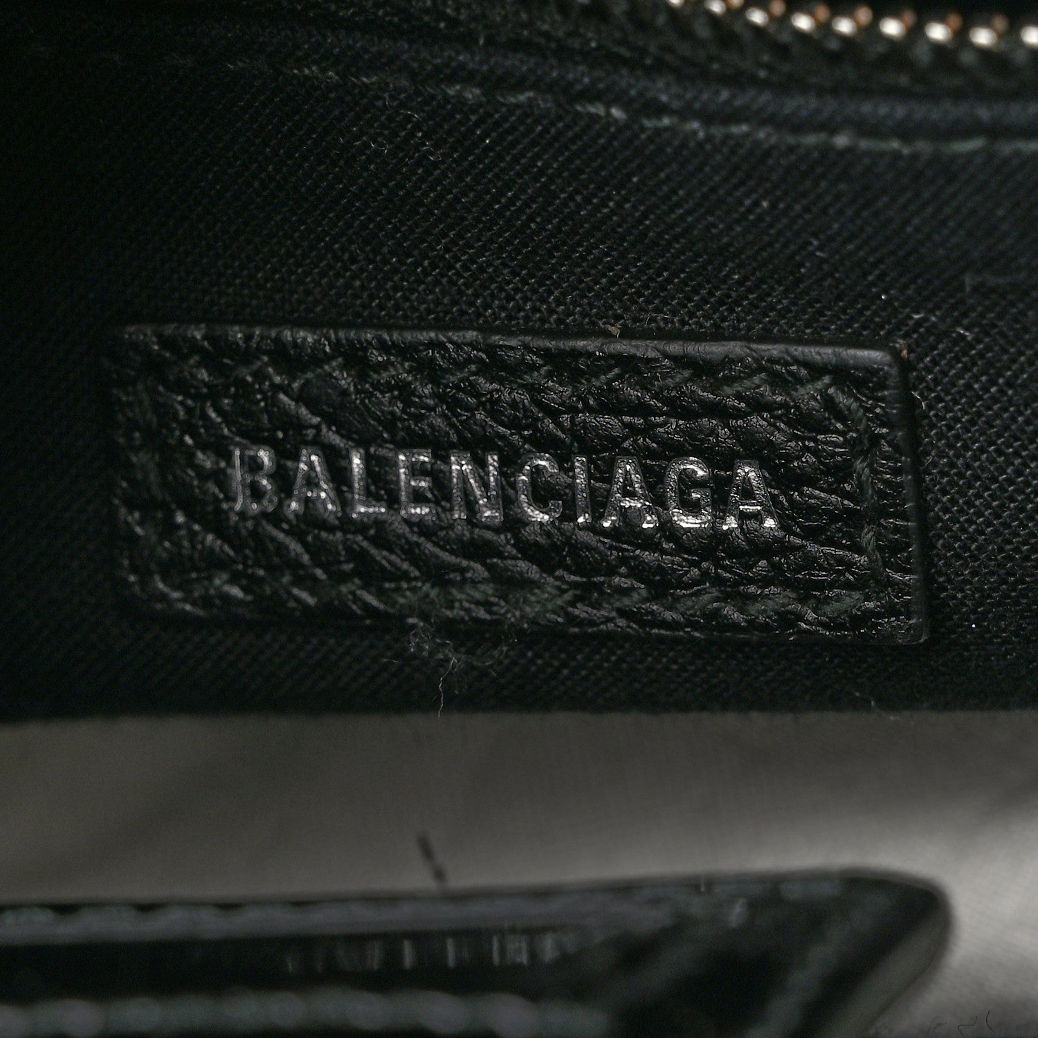 Balenciaga Patent Calfskin Logo Shopping Tote XXS Black 6 of 10