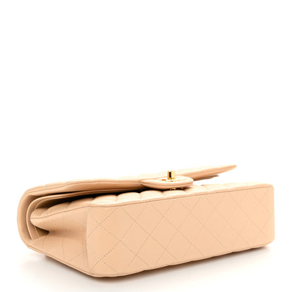 Chanel Lambskin Quilted Medium Double Flap Beige 4 of 11