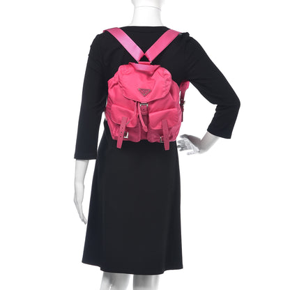 Prada Nylon Vela Small Backpack Fuxia 2 of 12