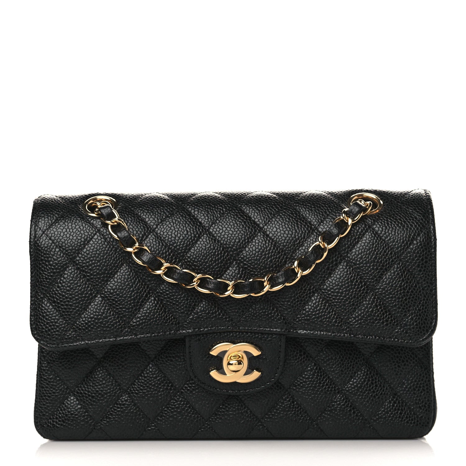 Chanel Caviar Quilted Small Double Flap Black 1 of 9