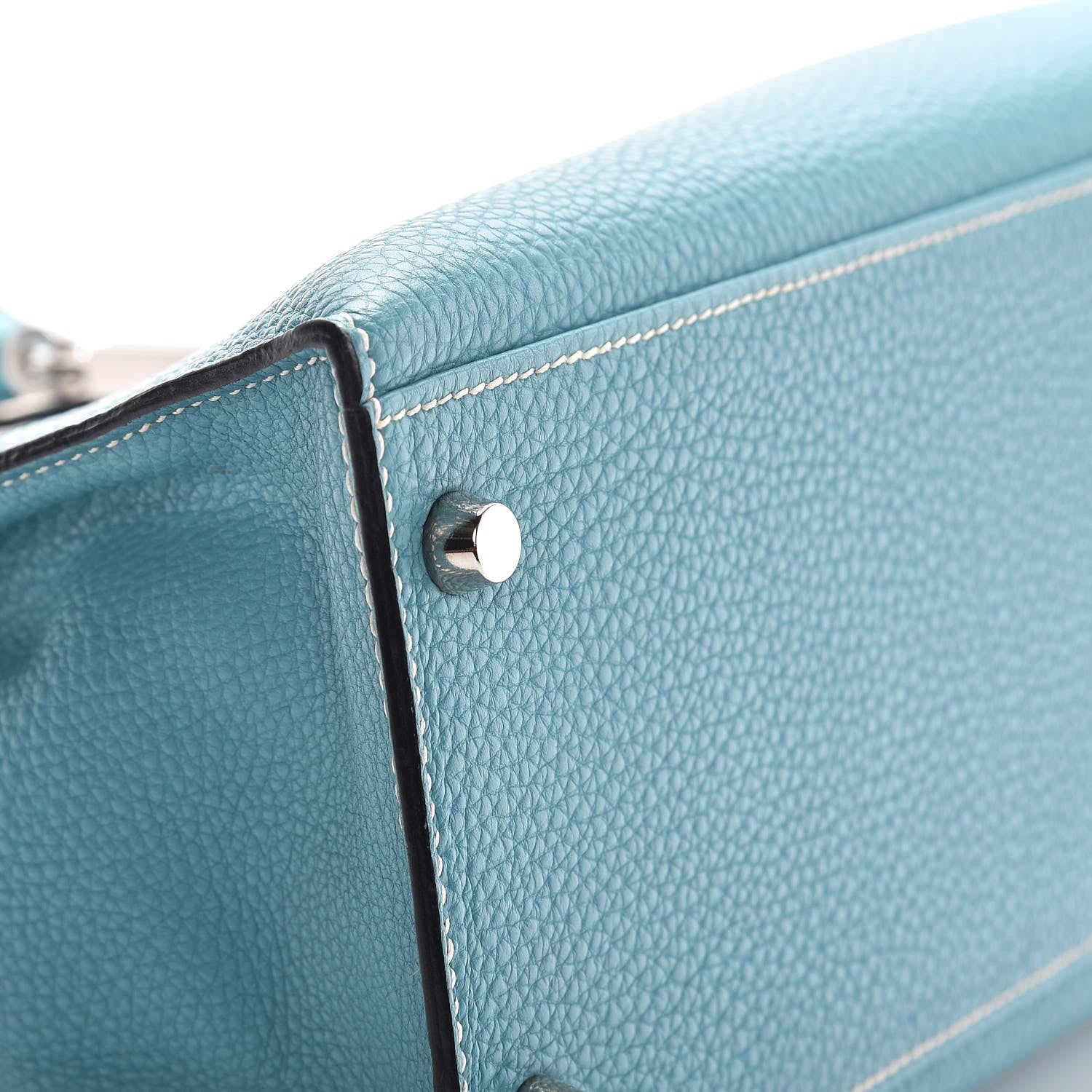 Hermes Togo Sellier Kelly 28 Blue Jean 7 of 37