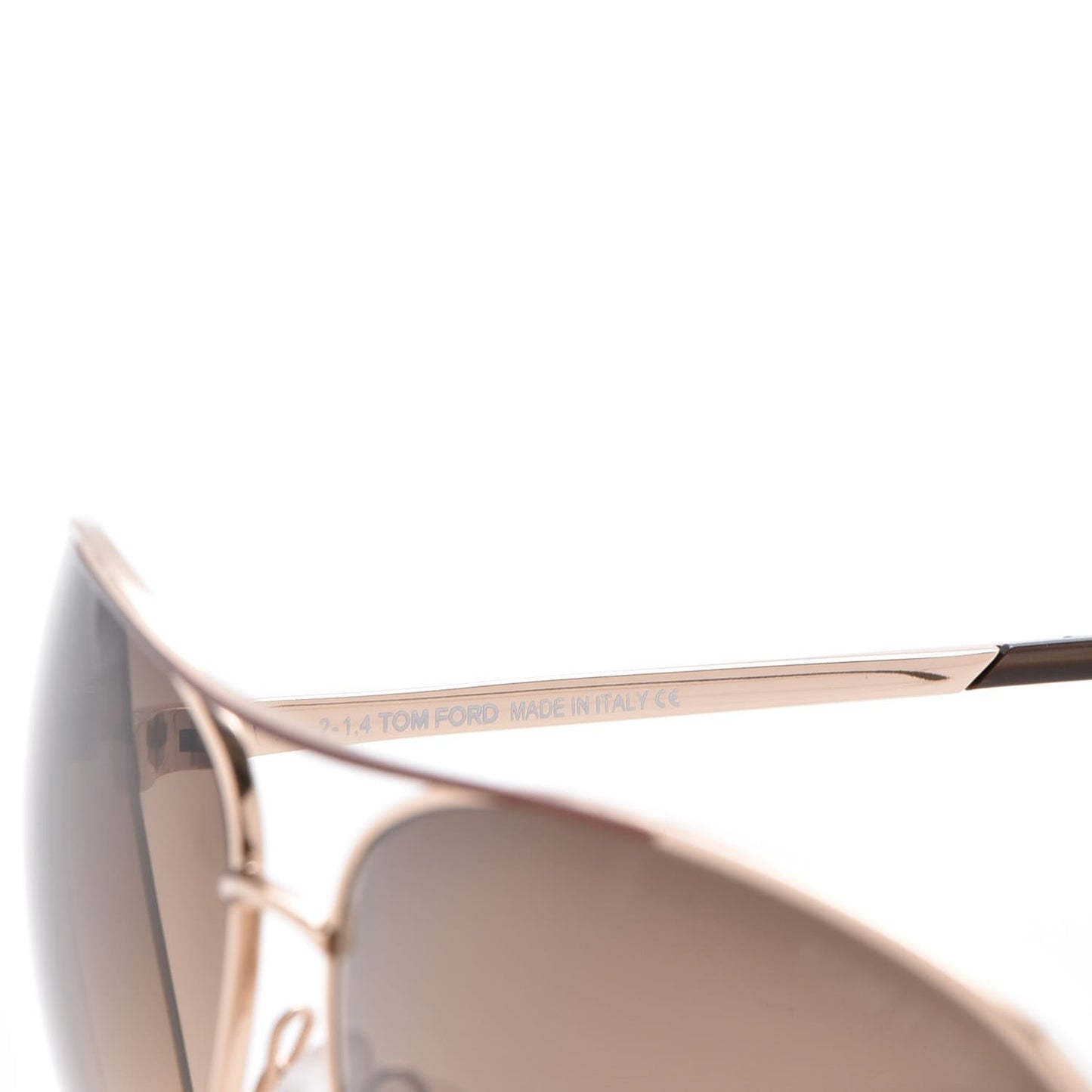 Metal Charles Aviator Sunglasses TF35 Gold