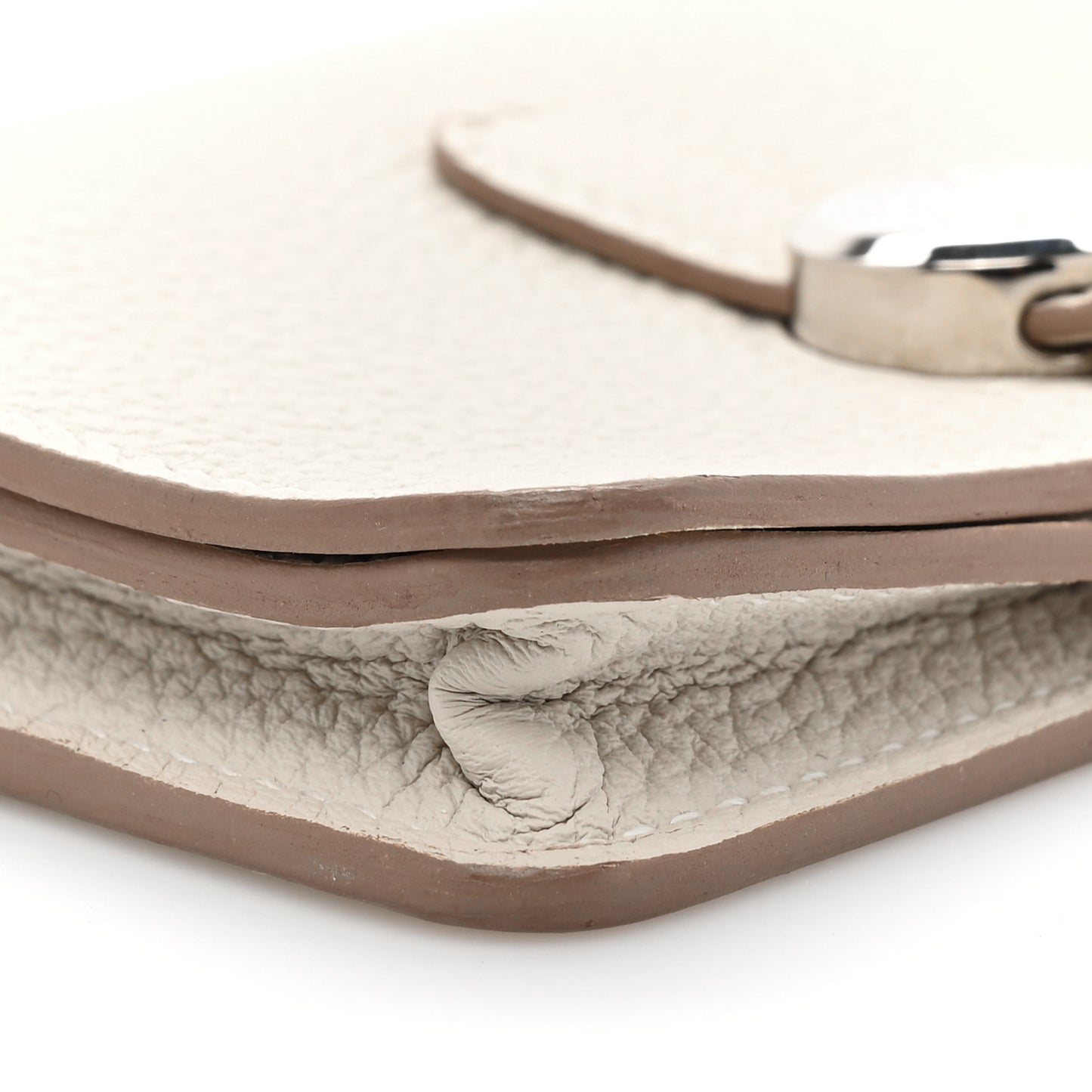 Togo Dogon Card Case Gris Perle