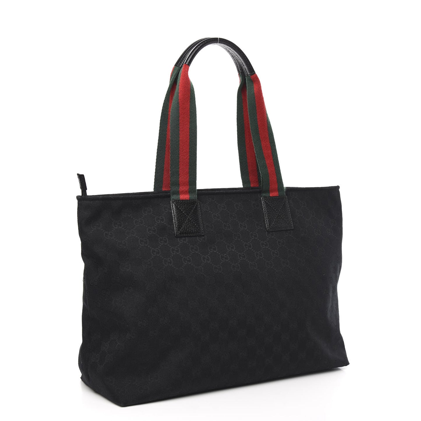 Monogram Web Large Diaper Tote Black