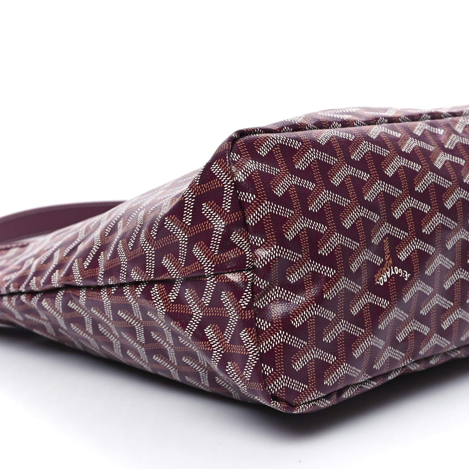 Goyard Goyardine Boheme Hobo Burgundy 9 of 10