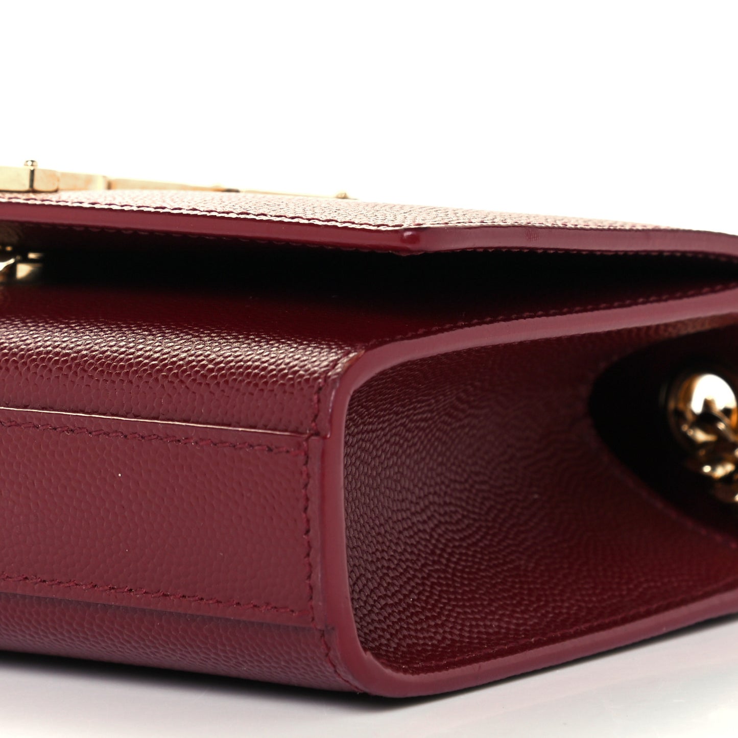 Grain De Poudre Small Monogram Kate Satchel Oxblood