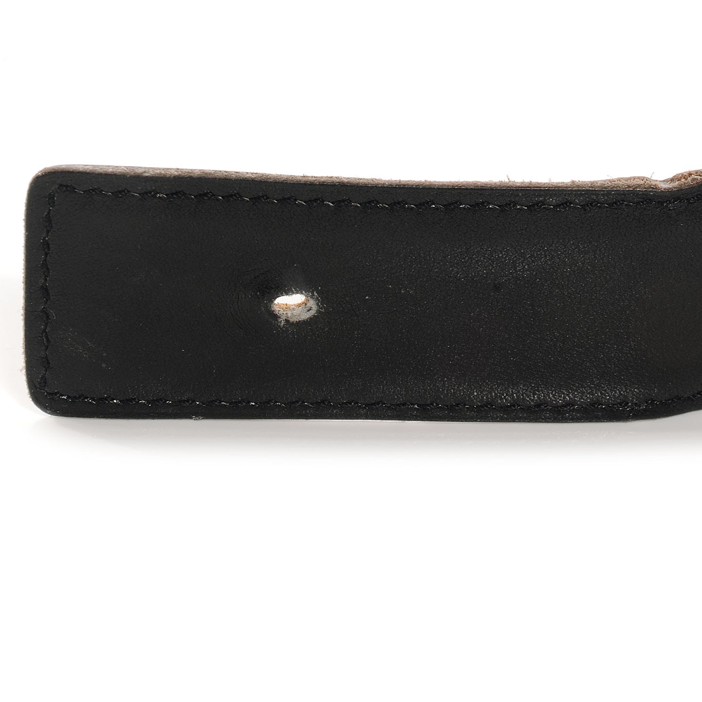 Box Togo Reversible Belt Strap Noir Gold 110