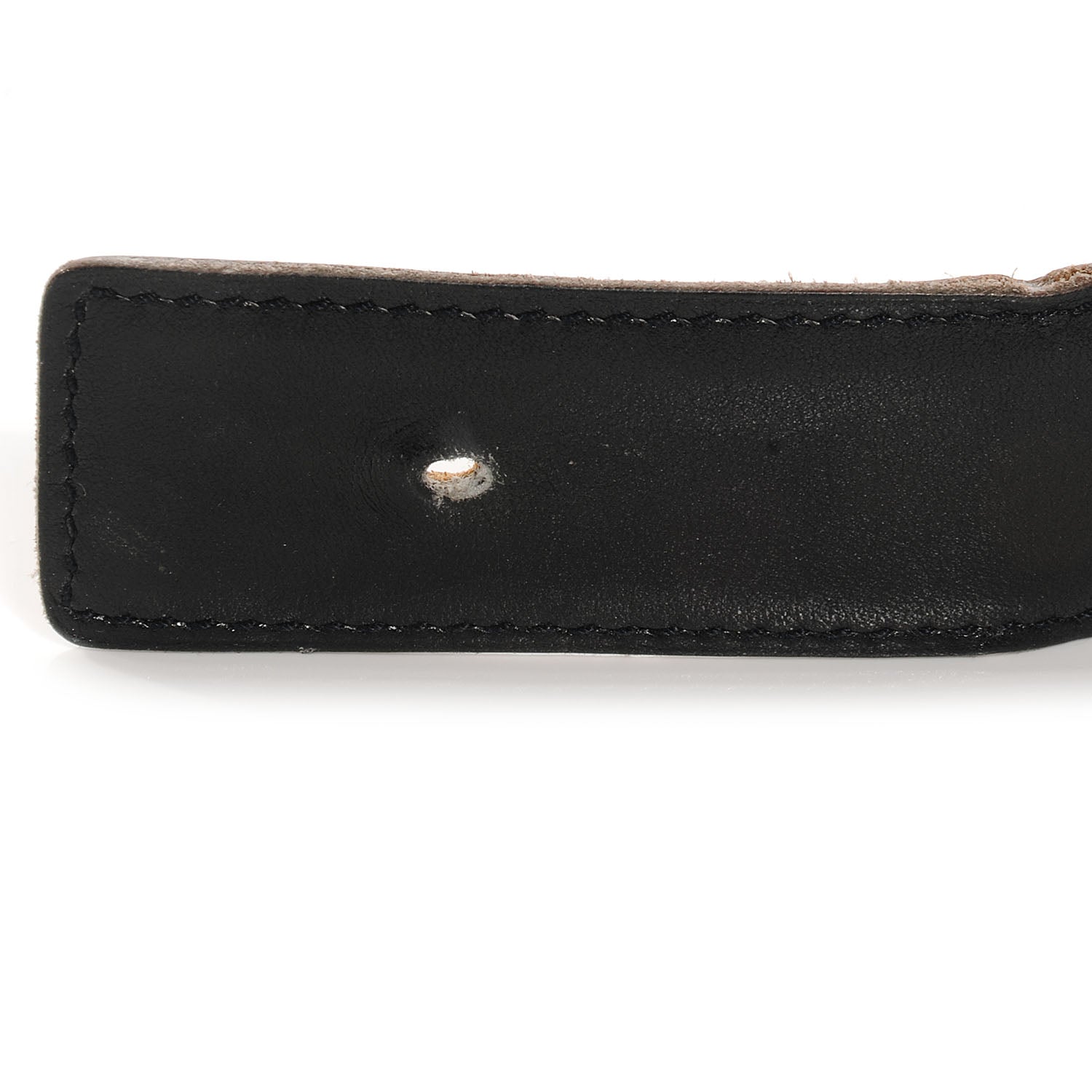 Hermes Box Togo Reversible Belt Strap Noir Gold 110 4 of 5