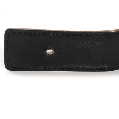 Hermes Box Togo Reversible Belt Strap Noir Gold 110 4 of 5