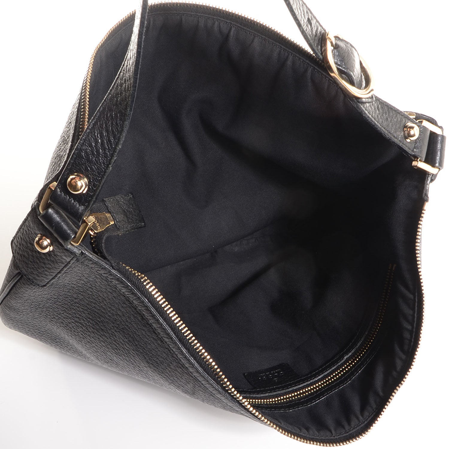 Gucci Leather Web Blondie Hobo Black 4 of 6