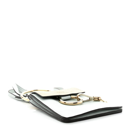 Chloe Suede Calfskin Mini Faye Bracelet Bag Airy Grey 3 of 9