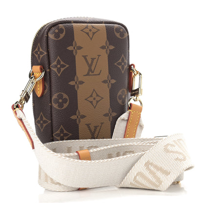 Louis Vuitton X NIGO Reverse Monogram Flat Double Phone Pouch 3 of 8