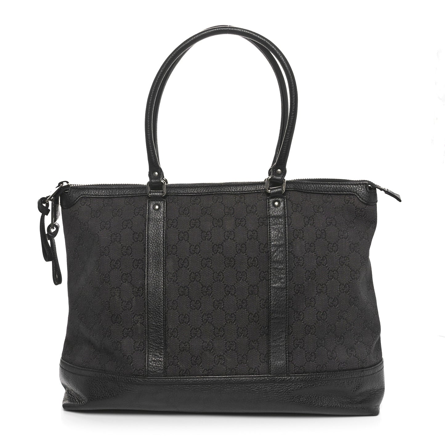 Monogram Large Business Tote Black