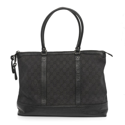 Gucci Monogram Large Business Tote Black 1 of 10