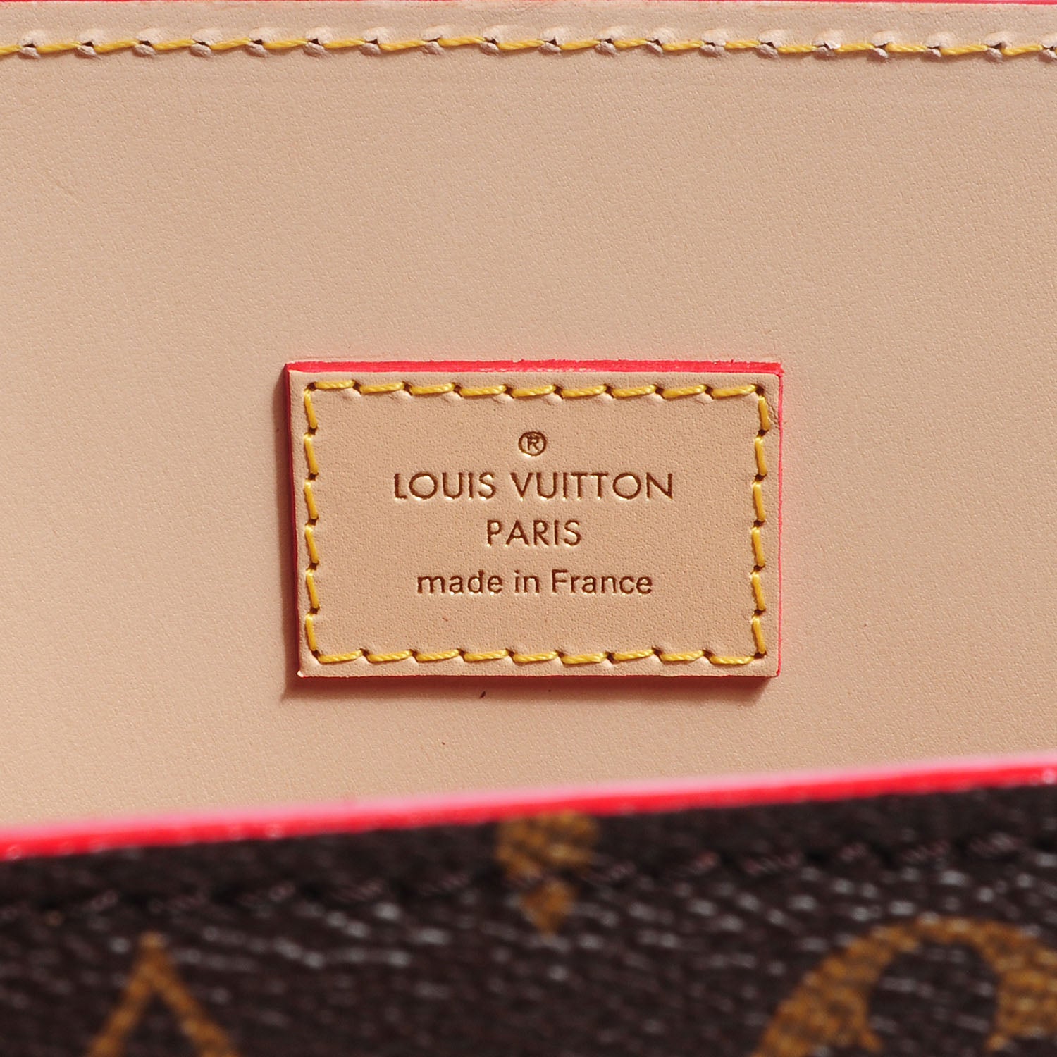 Louis Vuitton Monogram Calf Hair Spikes Iconoclasts Christian Louboutin Tote Red 7 of 9