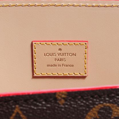 Louis Vuitton Monogram Calf Hair Spikes Iconoclasts Christian Louboutin Tote Red 7 of 9