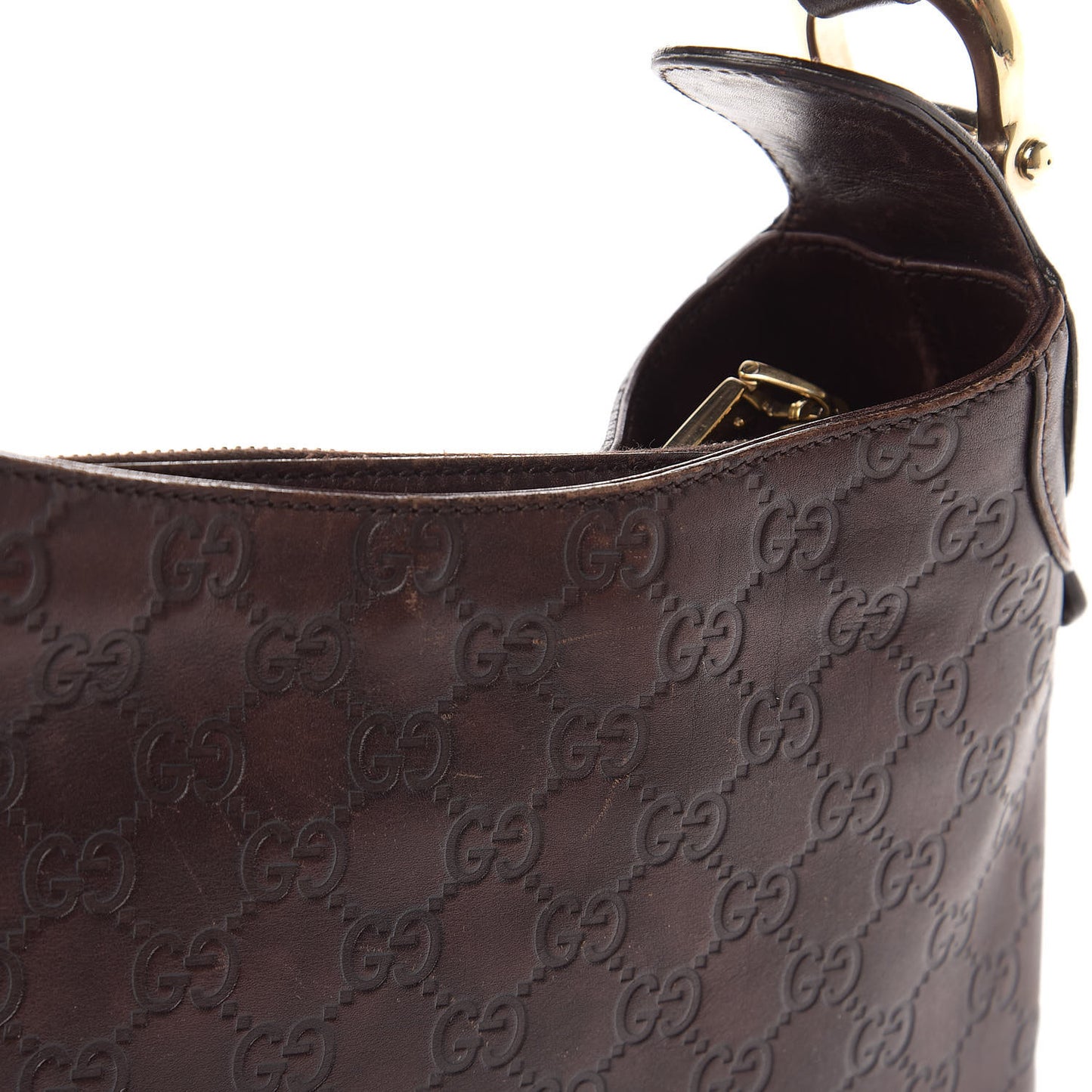 Guccissima Creole Hobo Chocolate