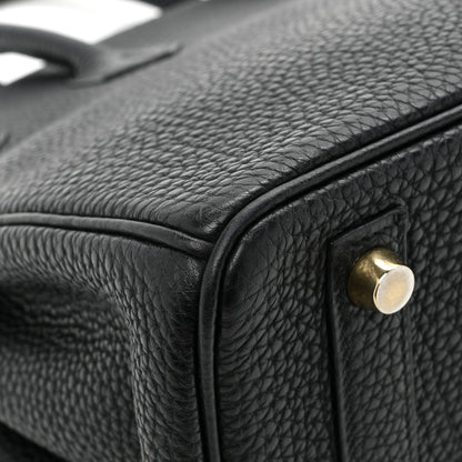 Hermes Togo Birkin 25 Black 12 of 17