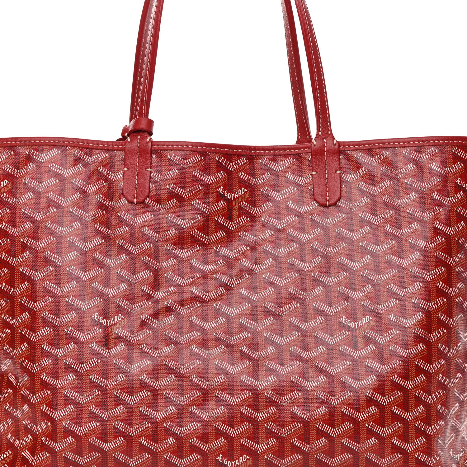 Goyard Goyardine Saint Louis PM Red 9 of 12