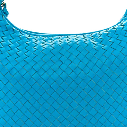 Bottega Veneta Nappa Intrecciato Medium Veneta Hobo Turquoise 8 of 13