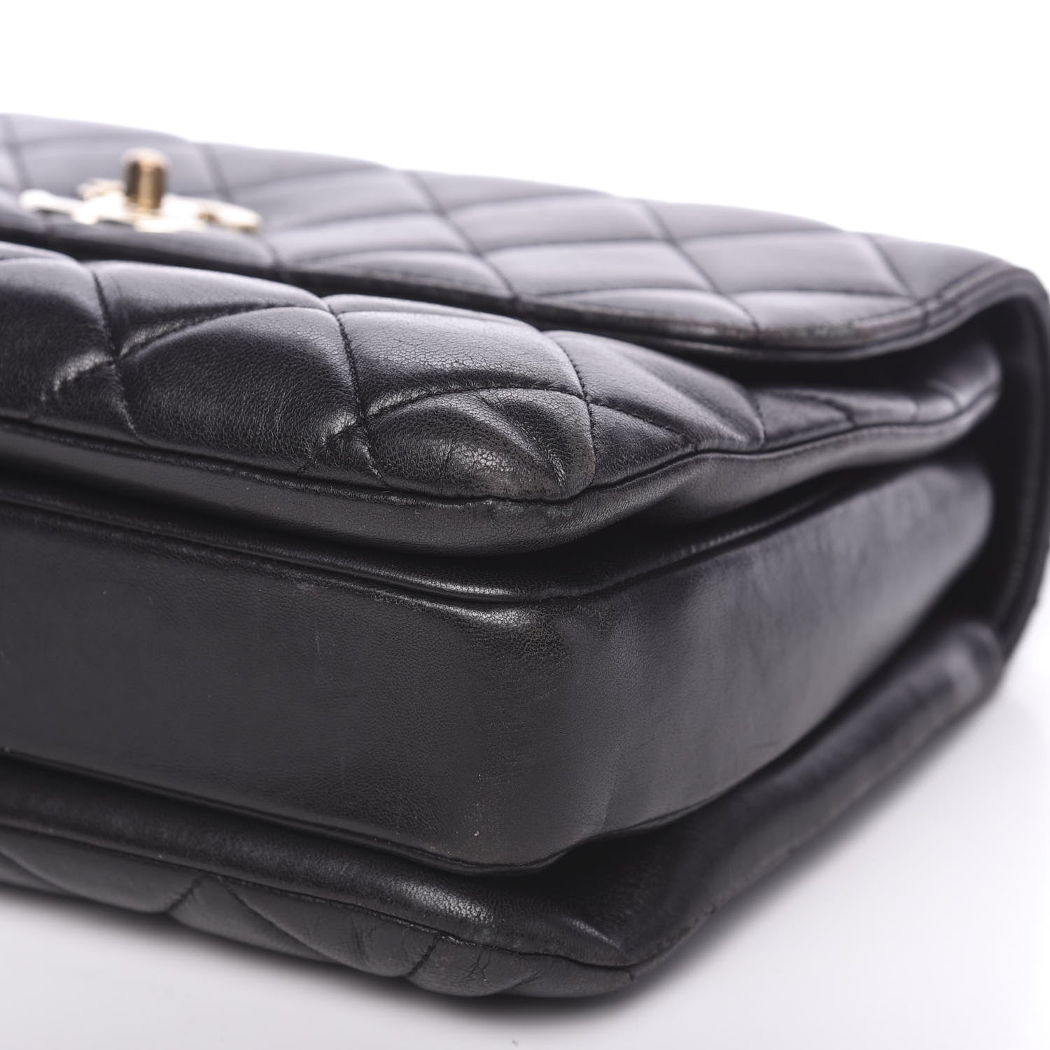 Chanel Lambskin Quilted Medium Trendy CC Flap Dual Handle Bag Black 10 of 20