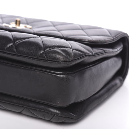 Chanel Lambskin Quilted Medium Trendy CC Flap Dual Handle Bag Black 10 of 20