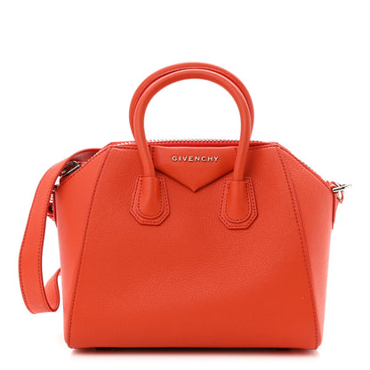 Givenchy Sugar Goatskin Mini Antigona Burnt Orange 1 of 9