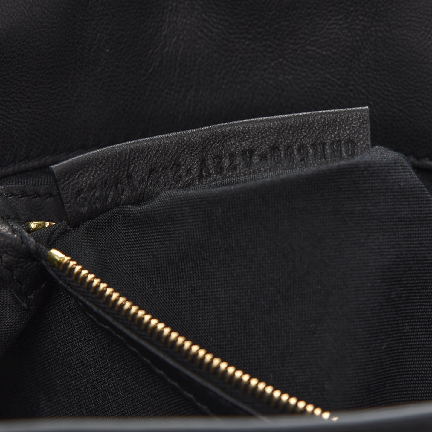 Nappa FF 1974 Embossed Baguette Black