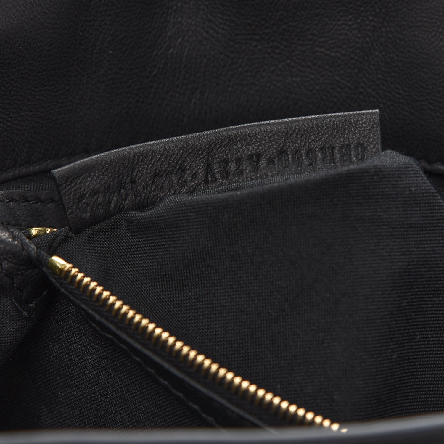 Fendi Nappa FF 1974 Embossed Baguette Black 7 of 9