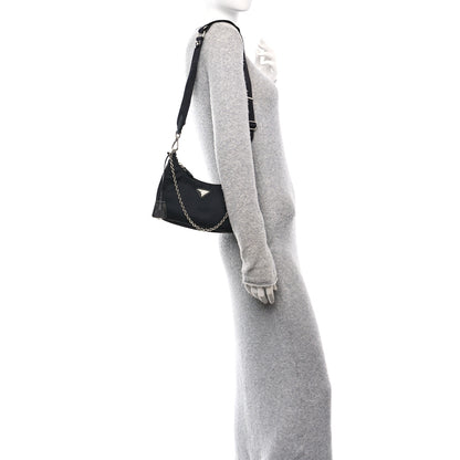 Prada Nylon Re-Edition 2005 Shoulder Bag Black 2 of 13