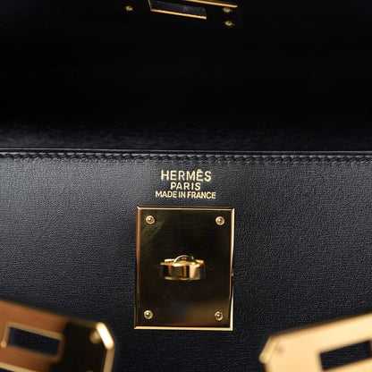Hermes Box Kelly Sellier 32 Black 8 of 12
