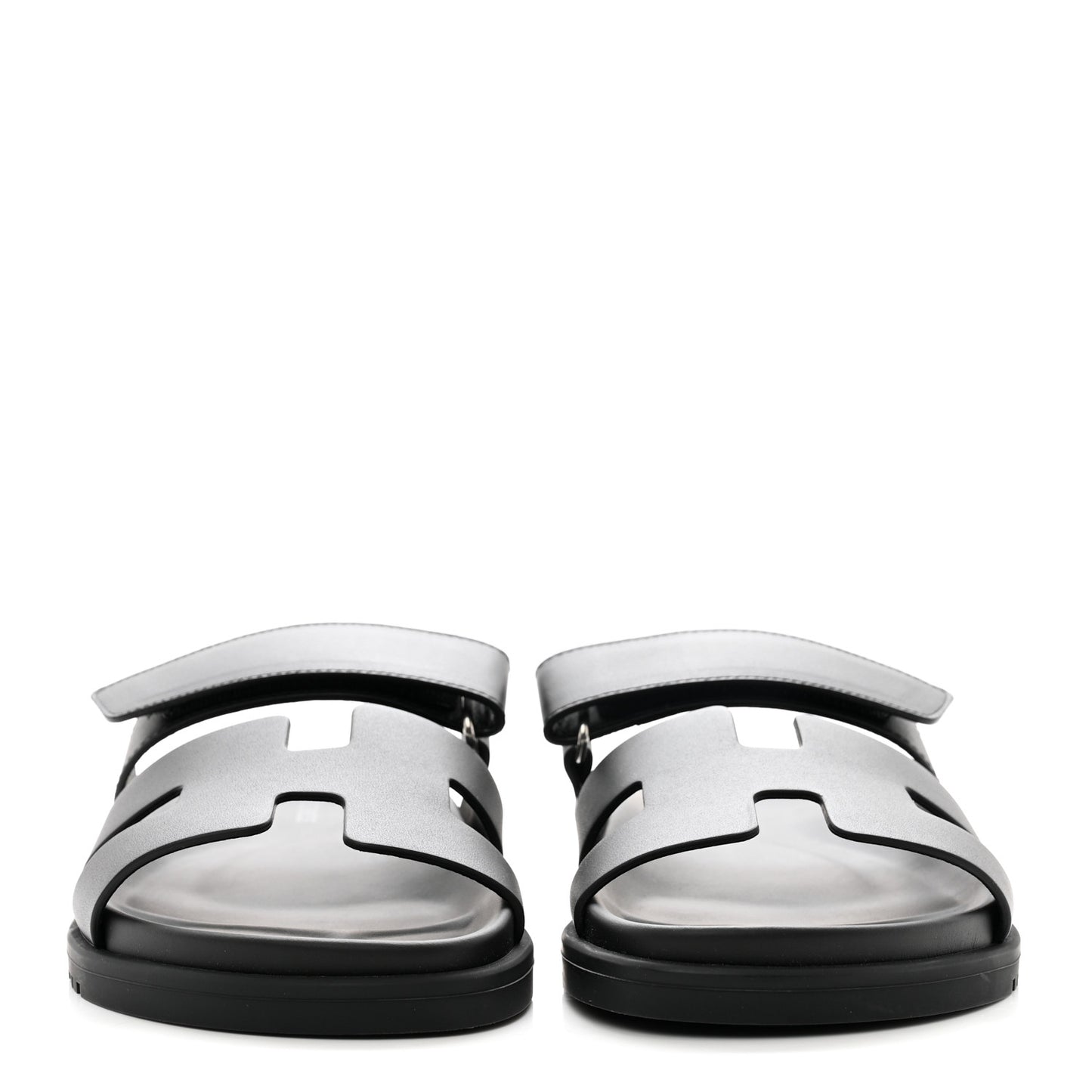 Calfskin Womens Chypre Sandals 37.5 Black