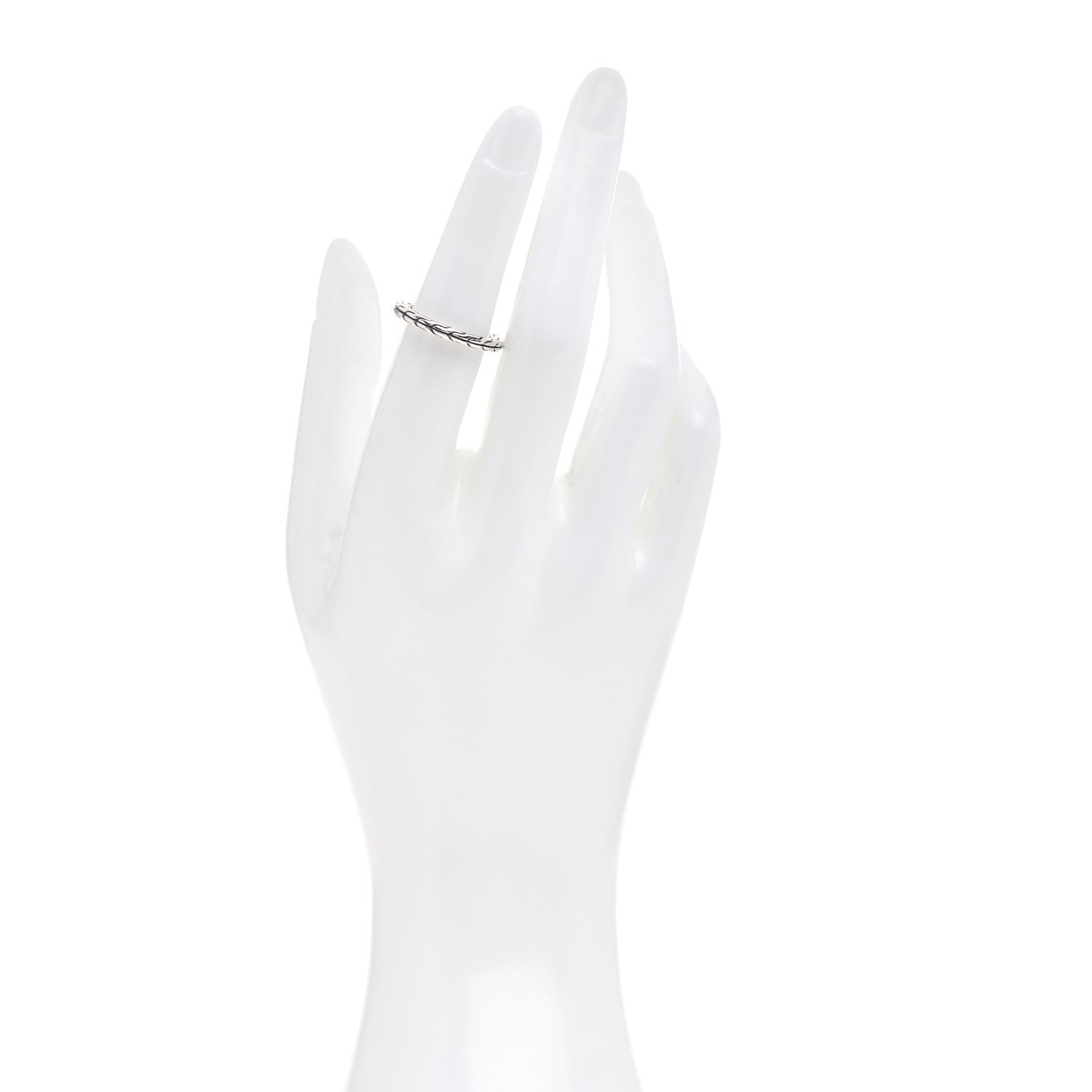 John Hardy Sterling Silver Classic Chain Ring 52 6 2 of 4